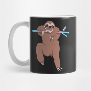 Transgender Pride Sloth Mug